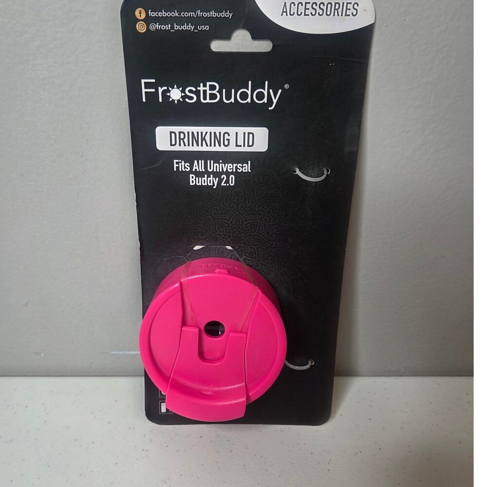 Frost Buddy Drinking Lid Fits All universal Buddy 2.0 New no straw